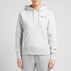Champion Reverse Weave Grey Hoodie Sweatshirt